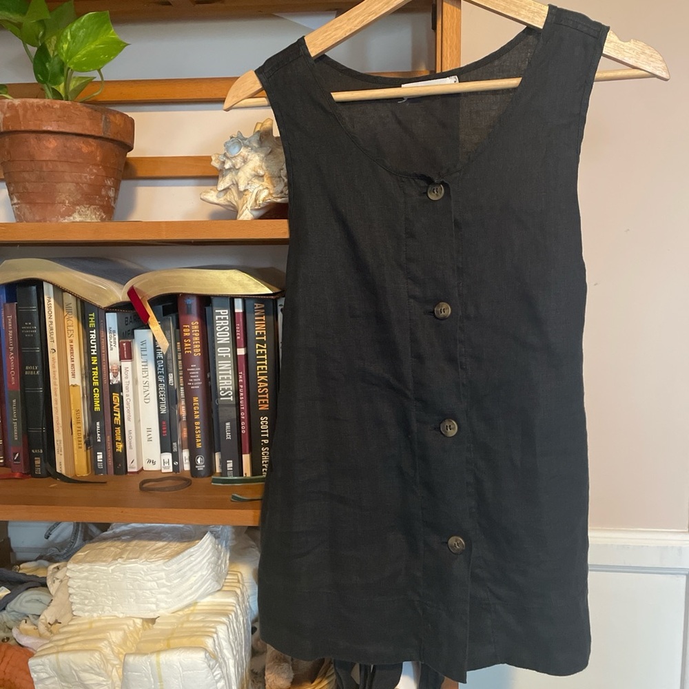 SOLD/ Linen top
